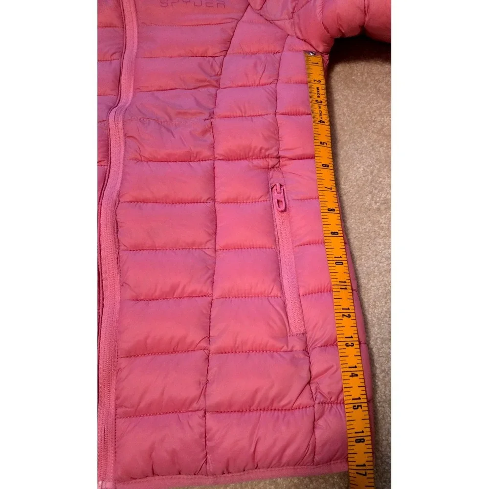 Spyder Hooded Packable‎ Puffer Jacket Women's Small Mauve Rose NWT